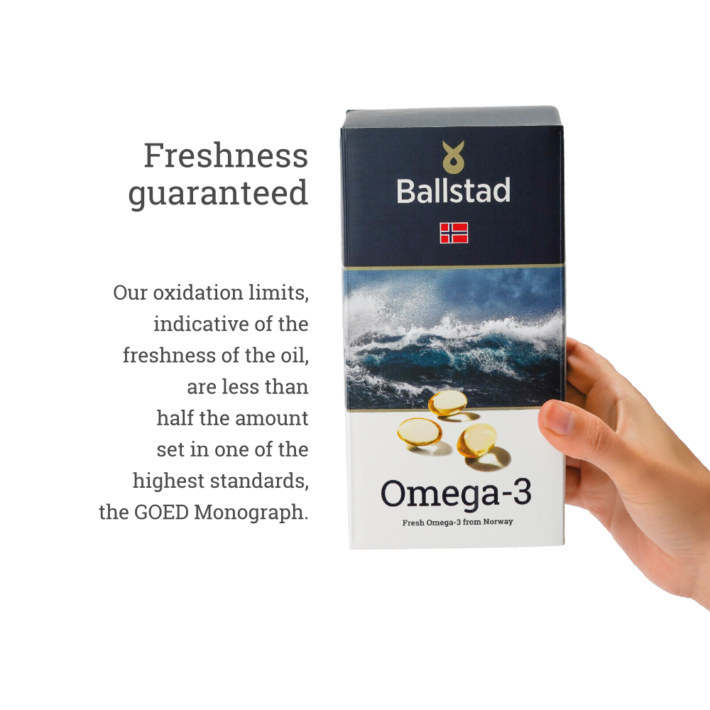 Try Ballstad Omega-3 for 31 day for free*